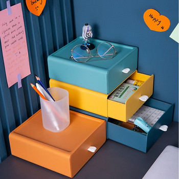 Настолни чекмеджета за съхранение на козметични кутии Органайзер за бюро Маса Пластмасови контейнери Рафтове Шкаф Кухненски шкафове за грим Рафт