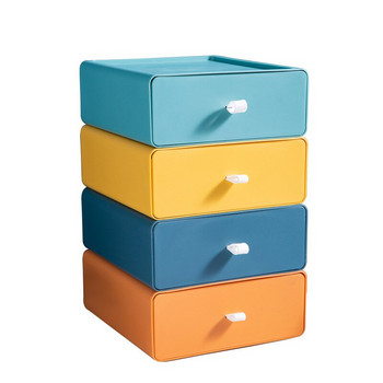 Настолни чекмеджета за съхранение на козметични кутии Органайзер за бюро Маса Пластмасови контейнери Рафтове Шкаф Кухненски шкафове за грим Рафт