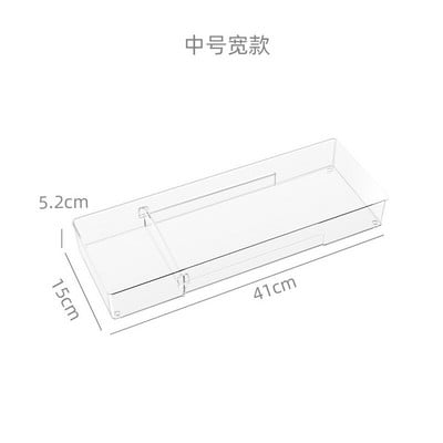 Kuchynský organizér na zásuvky, deliaca priečka, úložný priestor na riad, oddeľovacia skrinka, plastová príborová priečka, nastaviteľná domácnosť