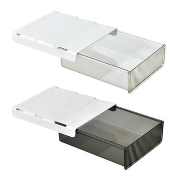 K5DC Скрита кутия за съхранение под чекмеджето на масата Самозалепваща се табла за писалки Офис органайзер
