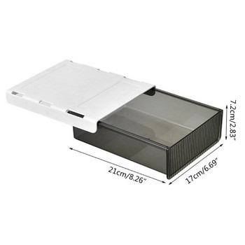 K5DC Скрита кутия за съхранение под чекмеджето на масата Самозалепваща се табла за писалки Офис органайзер