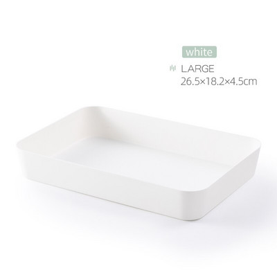 WORTHBUY Sertare de depozitare Organizator de depozitare din plastic Sertare pentru haine de machiaj Cutie organizator pentru tacamuri Organizator de birou pentru bucatarie