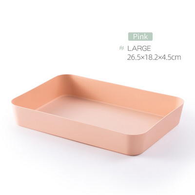 WORTHBUY Sertare de depozitare Organizator de depozitare din plastic Sertare pentru haine de machiaj Cutie organizator pentru tacamuri Organizator de birou pentru bucatarie