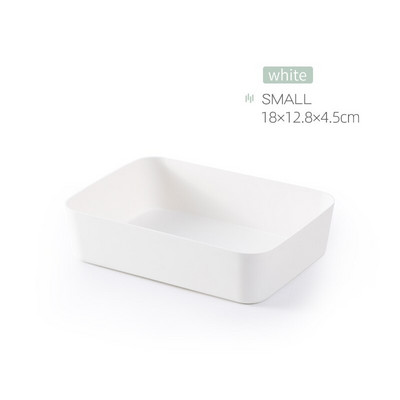 WORTHBUY Sertare de depozitare Organizator de depozitare din plastic Sertare pentru haine de machiaj Cutie organizator pentru tacamuri Organizator de birou pentru bucatarie