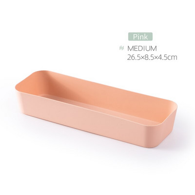 WORTHBUY Sertare de depozitare Organizator de depozitare din plastic Sertare pentru haine de machiaj Cutie organizator pentru tacamuri Organizator de birou pentru bucatarie