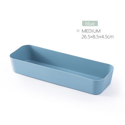 WORTHBUY Sertare de depozitare Organizator de depozitare din plastic Sertare pentru haine de machiaj Cutie organizator pentru tacamuri Organizator de birou pentru bucatarie