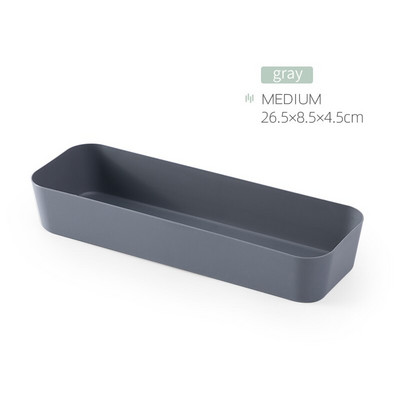 WORTHBUY Sertare de depozitare Organizator de depozitare din plastic Sertare pentru haine de machiaj Cutie organizator pentru tacamuri Organizator de birou pentru bucatarie