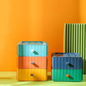 Desktop Organizer Συρτάρι αποθήκευσης Κουτί μακιγιάζ Στοιβαζόμενο δοχείο κοσμήματος Δοχείο μάσκας μεγάλης χωρητικότητας Γραφείο αποθήκευσης θήκης φαρμάκων