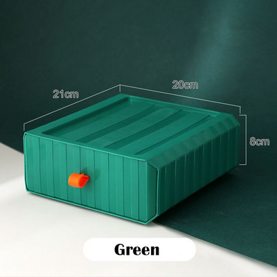 Desktop Organizer Συρτάρι αποθήκευσης Κουτί μακιγιάζ Στοιβαζόμενο δοχείο κοσμήματος Δοχείο μάσκας μεγάλης χωρητικότητας Γραφείο αποθήκευσης θήκης φαρμάκων