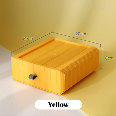 Desktop Organizer Συρτάρι αποθήκευσης Κουτί μακιγιάζ Στοιβαζόμενο δοχείο κοσμήματος Δοχείο μάσκας μεγάλης χωρητικότητας Γραφείο αποθήκευσης θήκης φαρμάκων