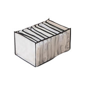 Organizér na oblečenie do šatníka, úložný box na džínsy, skladaný sieťovaný oddeľovací box, umývateľný organizér na oblečenie, zásuvka na oblečenie