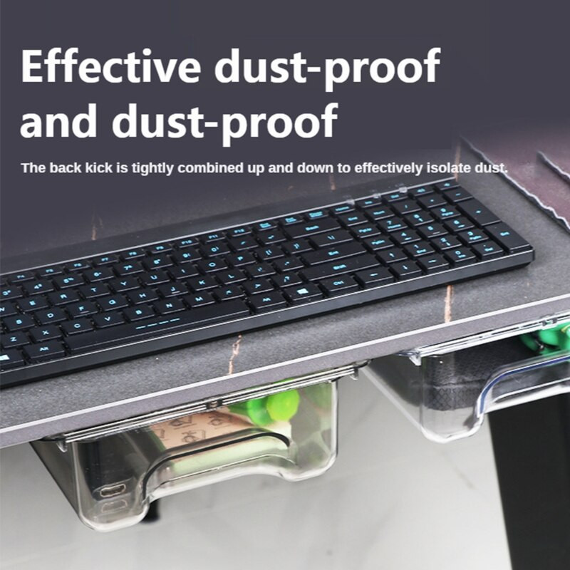 Ladica stola Ispod ladice stola Kutija za pohranu za uredsku spavaću sobu Skrivena mala ladica stola Samoljepljive ladice stola za šminkanje