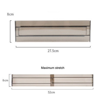 Nastaviteľná deliaca priečka zásuviek s klapkou, priečka pre domácich majstrov, odolný úložný organizér, šatník, oddeľovač bez dierovačov