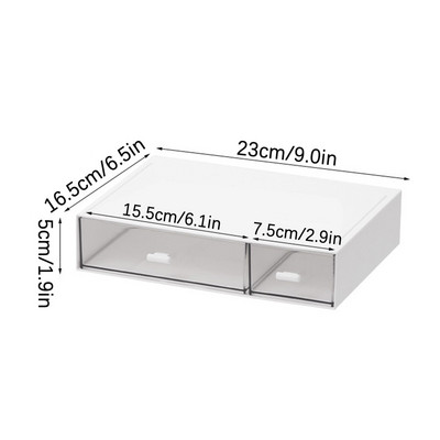 Sertar Desktop Cutii de depozitare cosmetice Decorare 1/2/3 Grile Durabil PE Organizator creativ ABS