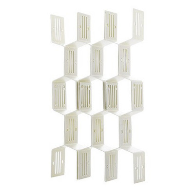 12 ks plastových zásuviek, deliaca priečka do domácnosti, kombinovaná triediaca mriežková doska na ponožky, klasifikačná deliaca priečka, skladacia