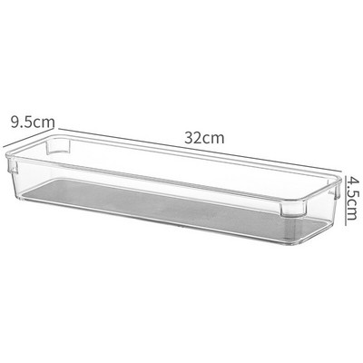 Organizatoare de sertare pentru birou de bucătărie Cutie de depozitare versatilă din plastic Despărțitoare de depozitare pentru birou Veselă Furculiță Cuțit Bețișoare Tăvi