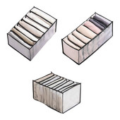 Úložný box na džínsy, skladací umývateľný šatník, organizér na oblečenie, sieťovaný organizér na oblečenie, deliaca priečka zásuviek