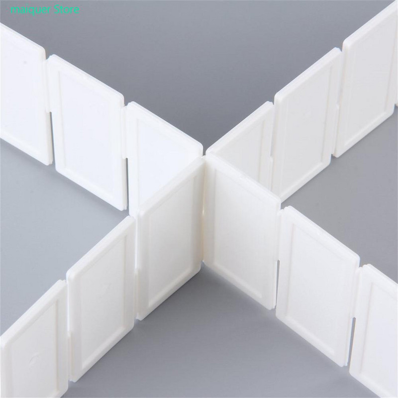 4 ks/6 ks mriežkový deliaci prvok na zásuvky pre domácnosť, úložný organizér, plastový deliaci prvok na stôl, zásuvku, skriňu, nástroje na úsporu miesta