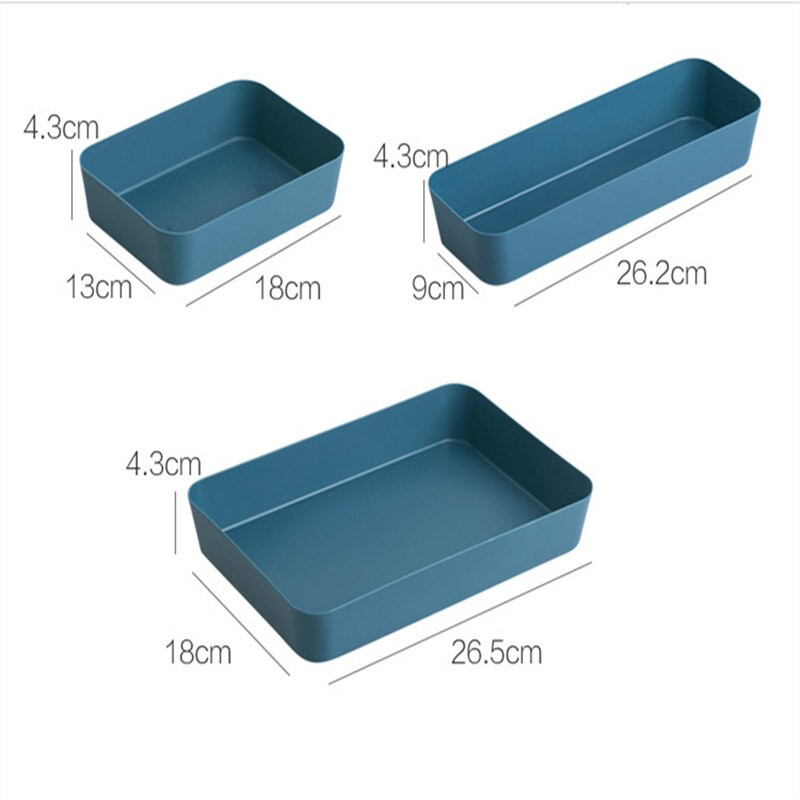 Úložný box na drobnosti Zásuvka Stolný kozmetický úložný box Kombinovaný úložný box Stojan na riad Plastový stojan na spodnú bielizeň