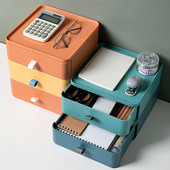 Polica na stole so zásuvkami, úložný box, vrstvená priestorovo úsporná ubytovňa, ktorú je možné prekrývať s organizérom rukoväte