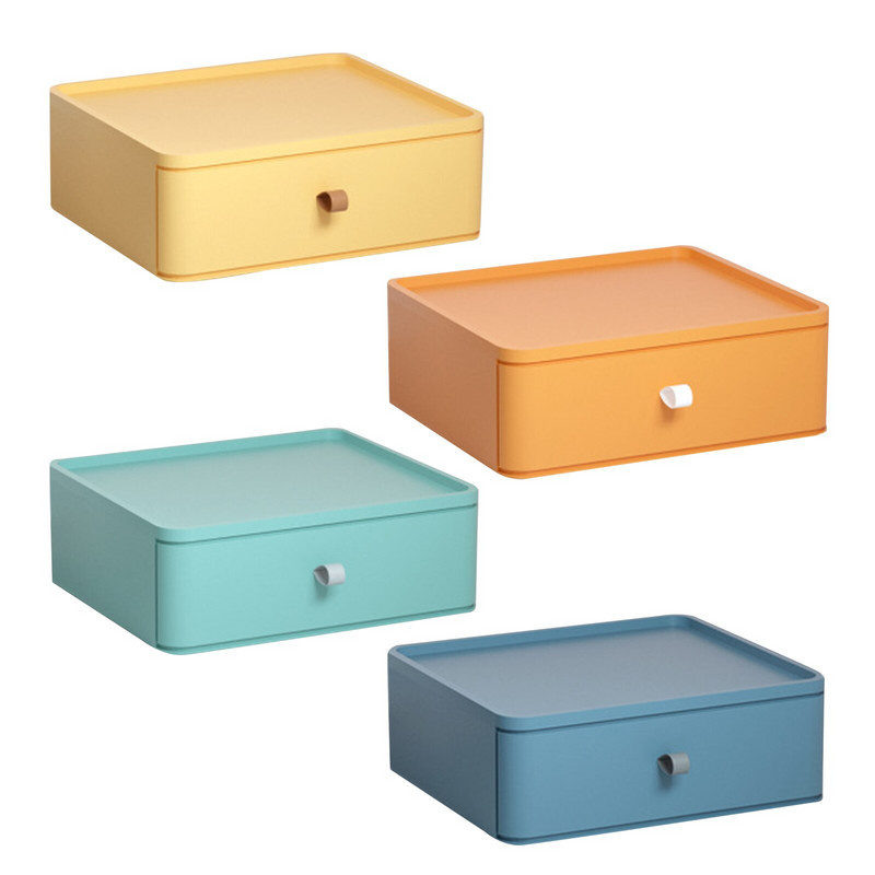 Polica na stole so zásuvkami, úložný box, vrstvená priestorovo úsporná ubytovňa, ktorú je možné prekrývať s organizérom rukoväte