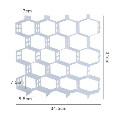 DIY Honeycomb Honeycomb Zásuvkový deliaci organizér na spodnú bielizeň Organizéry zásuviek na ponožky a kravaty Nastaviteľná úložná priečka Úložný box