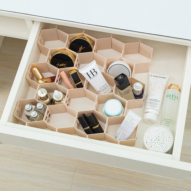 DIY Honeycomb Honeycomb Zásuvkový deliaci organizér na spodnú bielizeň Organizéry zásuviek na ponožky a kravaty Nastaviteľná úložná priečka Úložný box