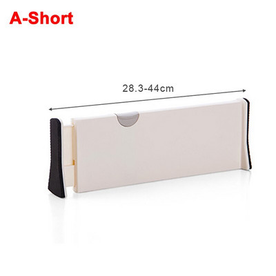 Állítható tároló fiókok elválasztó Behúzható műanyag fiókelválasztó tartó Konyhai fiók rendszerező Szekrény fiókelválasztók