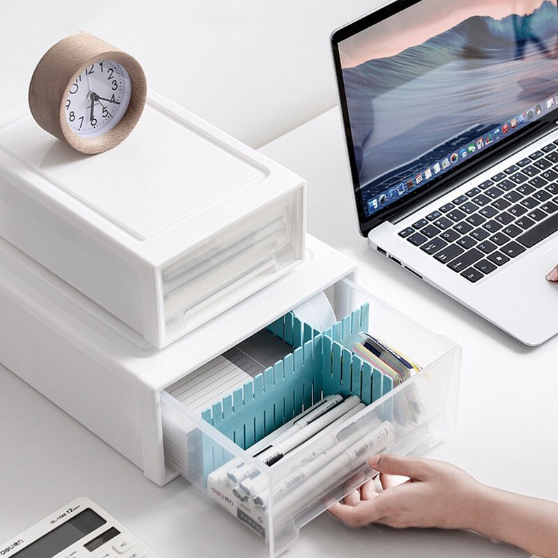 Plastový deliaci box so zásuvkami, voľná kombinácia, ľubovoľné orezanie, nastaviteľný úložný priestor pre domácich majstrov, organizéry na drobnosti, úspora miesta