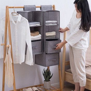 Творчески домакински дрехи Висящи чекмедже Кутия Бельо Сортиране Съхранение Стена Гардероб Шкаф Органайзер Рафтове Organizadores