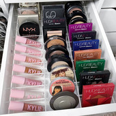 ARCO DIY Συρταριέρα Διαχωριστικά για ALEX 5 και 9 Συρταριέρα, Ακρυλικά Ένθετα Συρταριών Makeup Organizer Storage Compacts Dividers Σετ 3