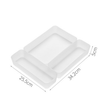 1 Σετ Ρυθμιζόμενο Συρτάρι Organizer Κουτί αποθήκευσης Plastic Sundries Cosmetic Container Divider Desktop Sundries Finishing Box