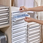 Vrstvený šatníkový priestor, úložný priestor, zásuvka, skladacia skrinka, stohovateľný organizér na šatník, medzipriestorová polica, organizér na oblečenie