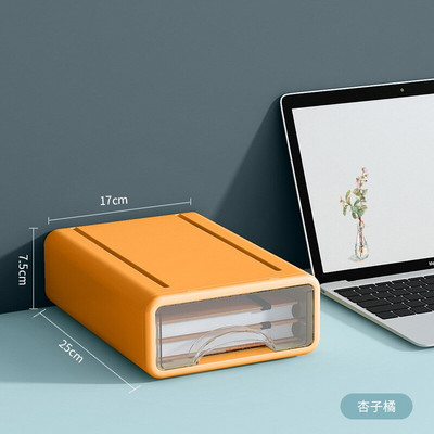 Opberglades Desk Organizer Document Diversen Houder Cosmetische Desktop Opbergdoos Kabinet Home Office Briefpapier Stapelbaar