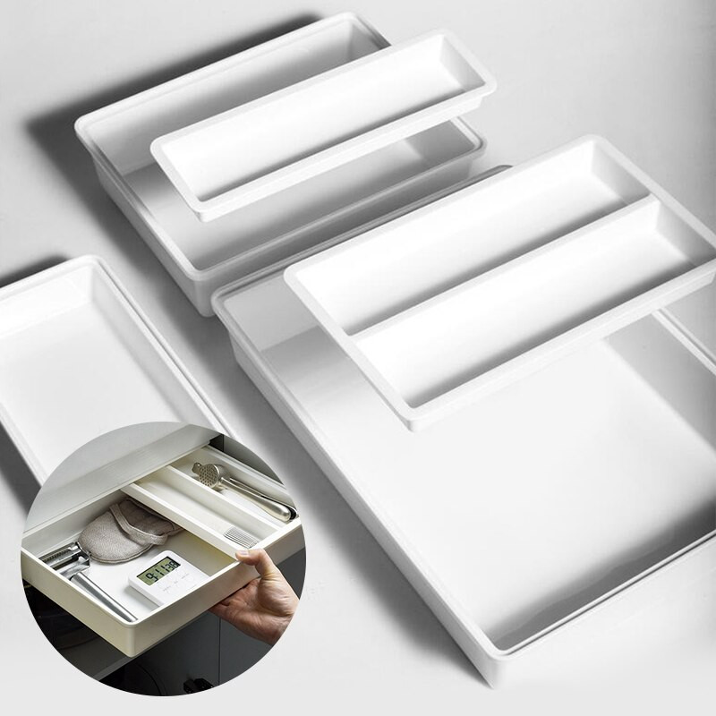 Samolepiaci skrytý organizér na stôl, úložný box pod zásuvku stola, držiak na papiernictvo, puzdro na líčenie, úložný priestor na ceruzky a perá