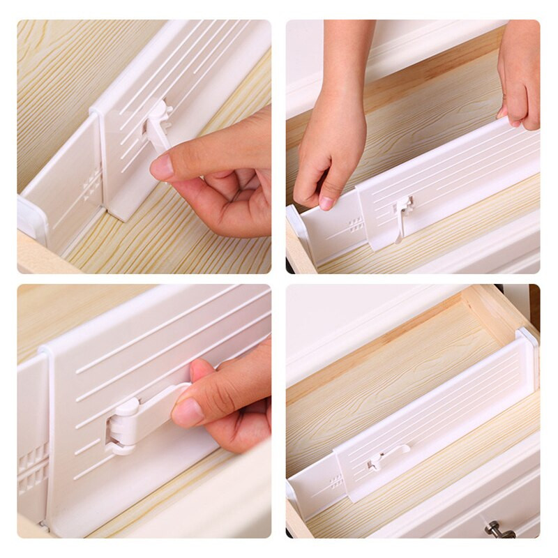 Výsuvná deliaca priečka zásuviek z ABS plastu, deliaca priečka zásuviek, držiak zásuviek, úložný priestor pre domácnosť, šindeľ