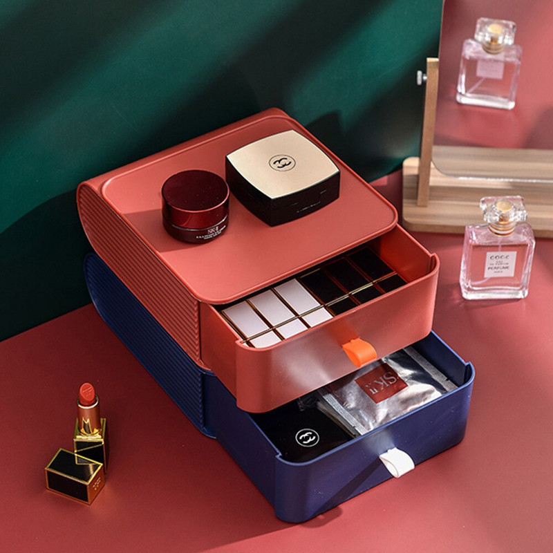 Kreatívne zásuvky na šperky, plastová skrinka, viacvrstvová dekoračná skrinka so zásuvkou, typ používaný v kanceláriách, kuchyniach a internátoch