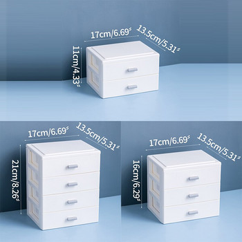 Desk Mini Storage Box Dries Storage Rack Organizer κοσμημάτων Home Office Storagerawer Stationery Organizer Desktop Accesso