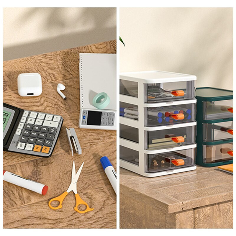 Priehľadná stolová kanvica na kozmetiku, prachotesná nádoba na kozmetiku, organizér do domácnosti, úložný box, plastová mini úložná zásuvka na stôl