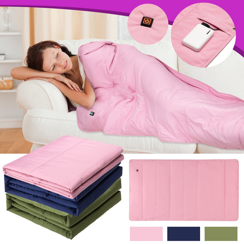 USB punjenje Električne deke Topli grijaći šal Uredski poplun Periva deka otporna na hladnoću i stalno grijanje Navlaka za spavanje