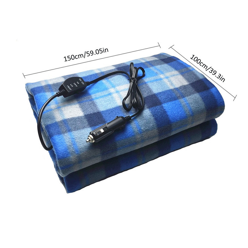 Električna deka za automobil 12V Deka za grijanje automobila Štednja energije Topla električna deka za grijanje Tepisi Grijana prostirka