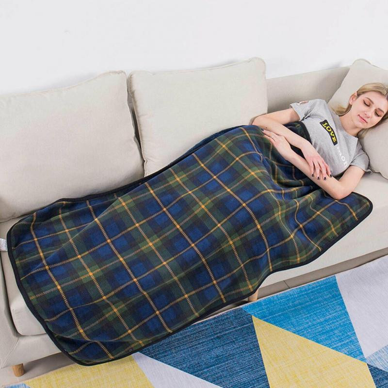 Grijani šal Pokrivač Prostirka Pokrivač za privijanje Flis flanelski šal Zimski kućni ured nosivi podebljani pokrivač Šal