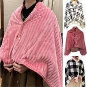 USB elektrická deka, multifunkčná nositeľná elektrická deka, 3 nastavenia teploty, mäkká ochrana proti chladu, ohrievač kolien do kancelárie