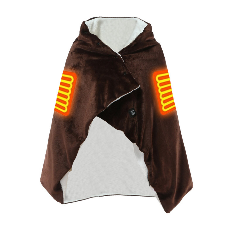 Elektrická vyhrievaná deka s USB priehradkou, ochrana pred chladom, malá elektrická ohrievacia podložka na posteľ #YG