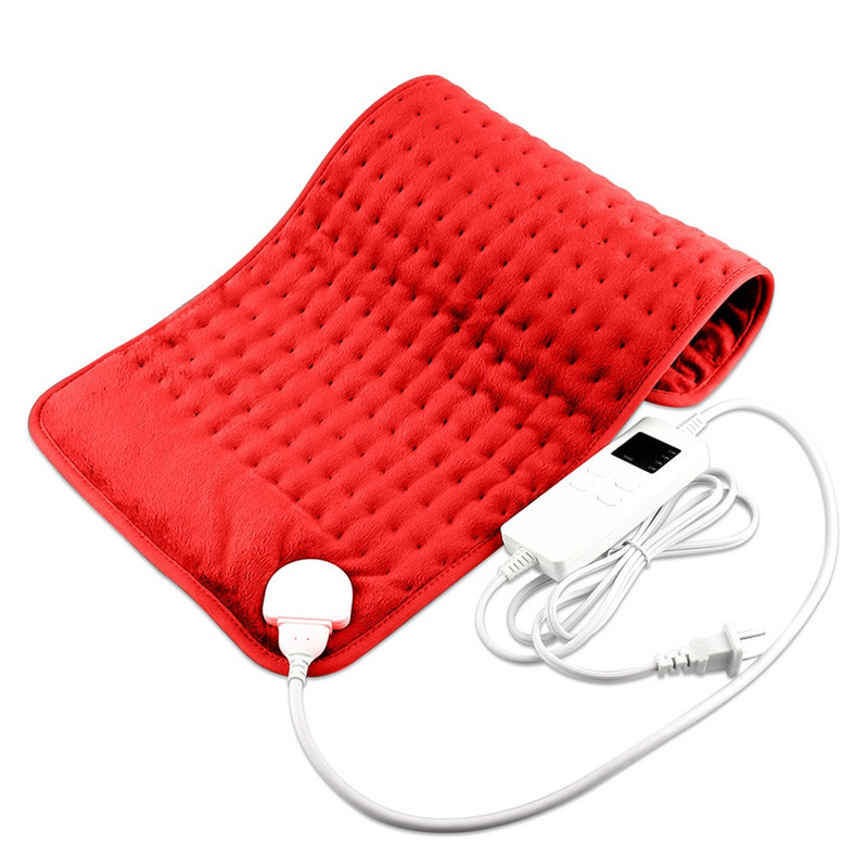 6-úrovňová nastaviteľná elektrická vyhrievacia podložka na ramená, krk, chrbát, nohy, úľava od bolesti, zimná ohrievacia vyhrievacia podložka, vyhrievacia deka