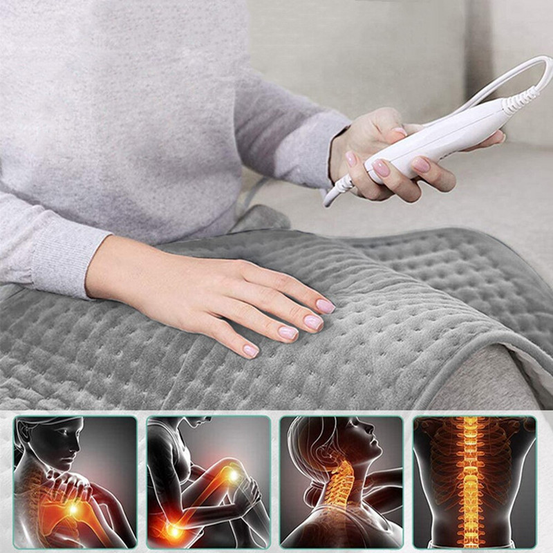 Super meki jastučić za grijanje Električna deka za grijanje Električna deka za dom Jesen Zima Podesiva topla termo deka Grijana osvijetljena