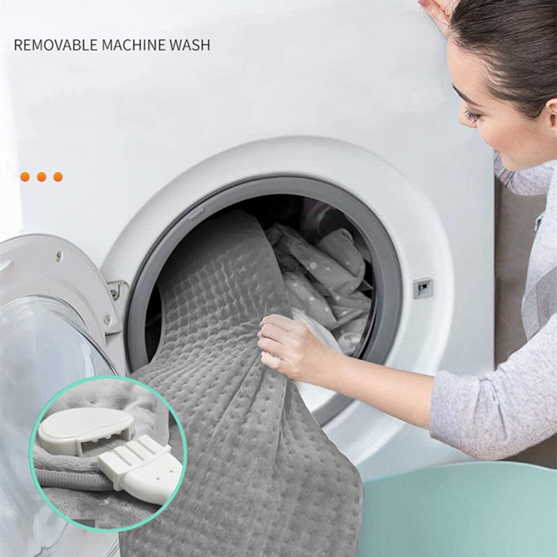 Super meki jastučić za grijanje Električna deka za grijanje Električna deka za dom Jesen Zima Podesiva topla termo deka Grijana osvijetljena