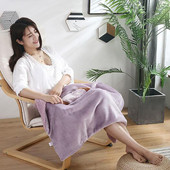 60*80cm USB električni mekani plišani prijenosni za kauč krevet deka flanelska deka šal zimski topli termostat USB grijanje