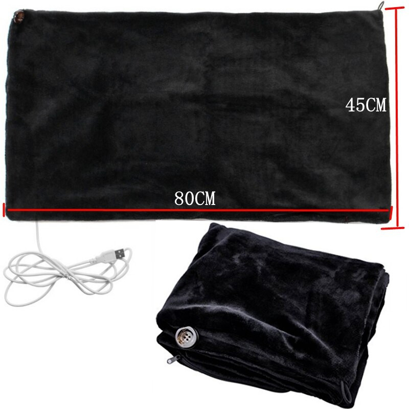 USB električni grijaći jastučić za deku za rame i vrat mobilni grijaći šal 5V 4W kućanstvo auto ured električna deka periva