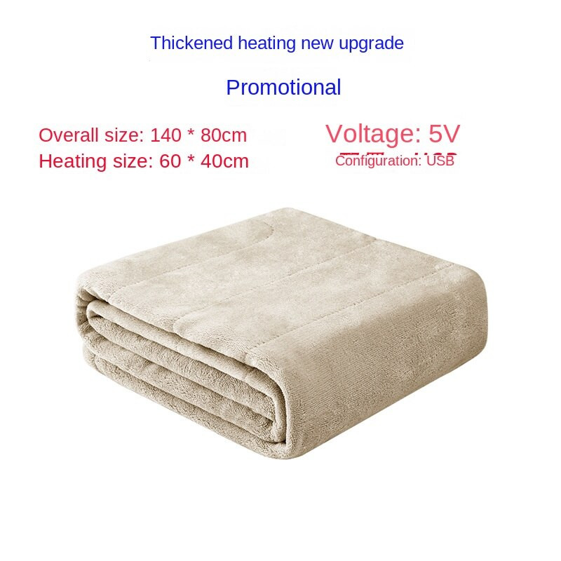 USB električna deka za punjenje Treasure Body Warmer Blaket 5V bežično grijanje šal deka